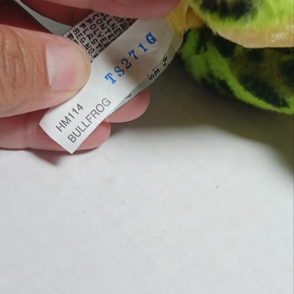 Webkinz Bull Frog with Sealed Tag and Code HM114 10” Ganz Plush - Picture 4 of 10